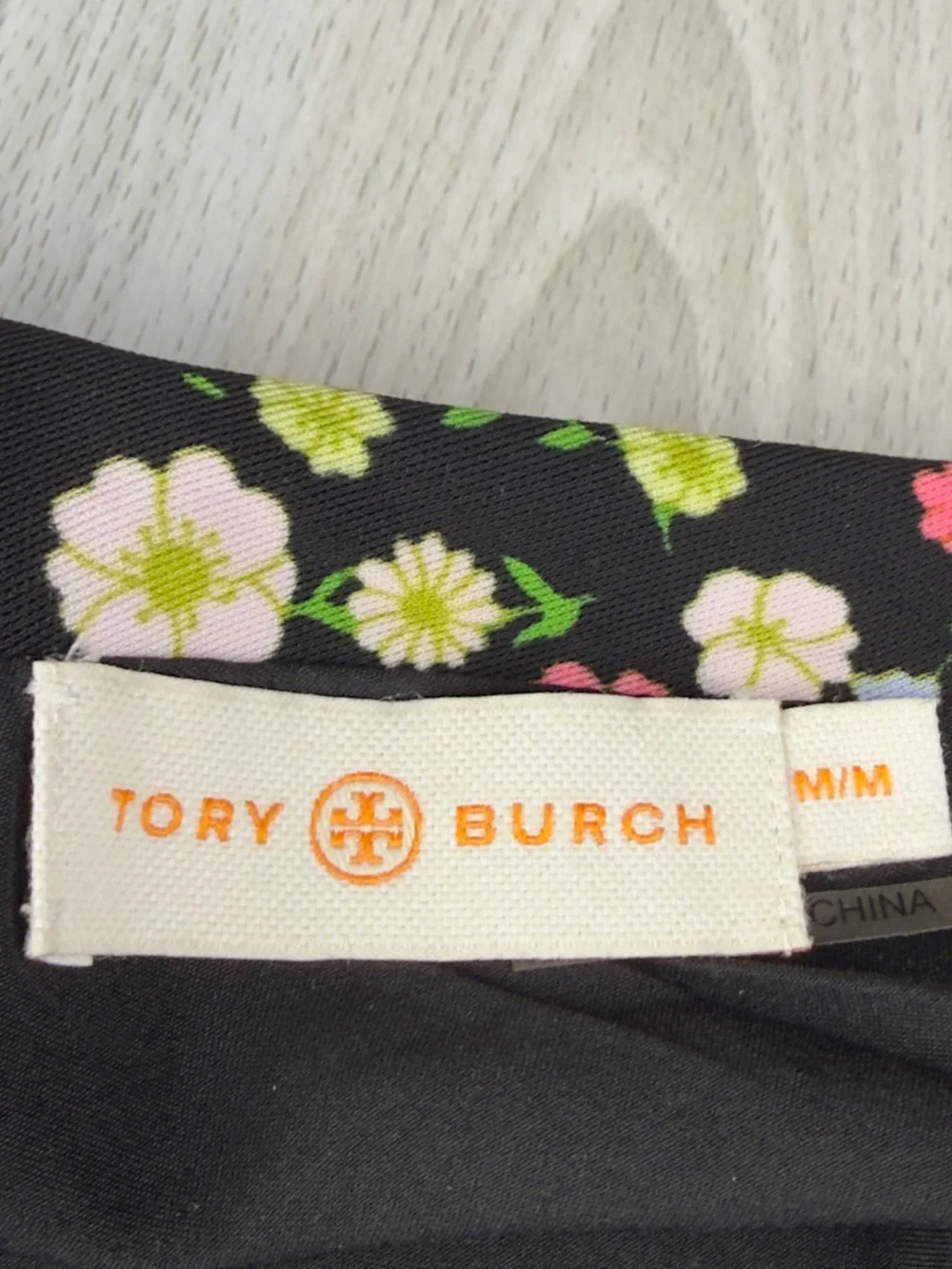 Tory Burch Juillet Vilette Ditsy Floral Midi Stretch Casual Dress Size Medium